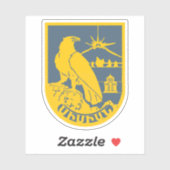 Wappen von Sisisch, Republik Armenien Aufkleber (Blatt)