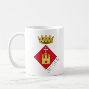 Wappen von Sitges, Katalonien (ESP) Kaffeetasse