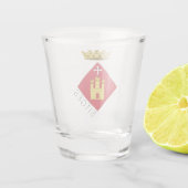 Wappen von Sitges, Katalonien (ESP) Schnapsglas (Rückseite)