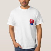 Wappen von Slowakei T-Shirt (Vorderseite)