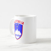 Wappen von SLOWENIEN Kaffeetasse (Vorderseite Links)