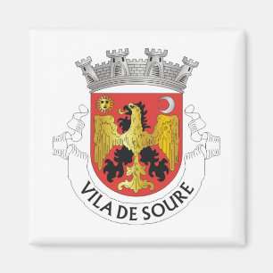 Wappen von Soure, Portugal Magnet