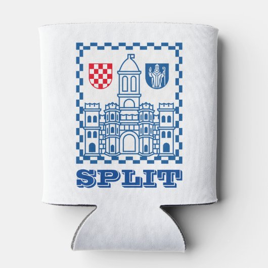 Wappen von Split, Kroatien Dosenkühler (Rückseite)