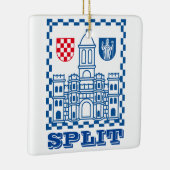 Wappen von Split, Kroatien Keramikornament (Rechts)