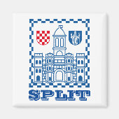 Wappen von Split, Kroatien Magnet (Vorne)