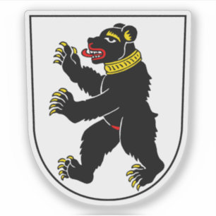 Wappen von St. Gallen, Schweiz Aufkleber