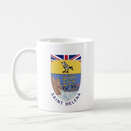 Wappen von St. Helena Kaffeetasse (Links)