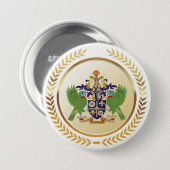 Wappen von St. Lucia Button (Vorne & Hinten)