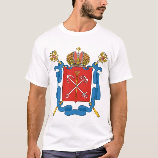 Wappen von St Petersburg T-Shirt (Vorderseite)