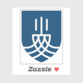 Wappen von Suðurnesjabær, Island Aufkleber (Blatt)