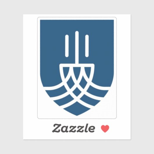 Wappen von Suðurnesjabær, Island Aufkleber (Blatt)