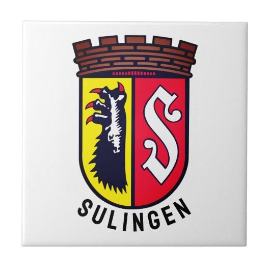 Wappen von Sulingen, Deutschland Fliese (Vorderseite)
