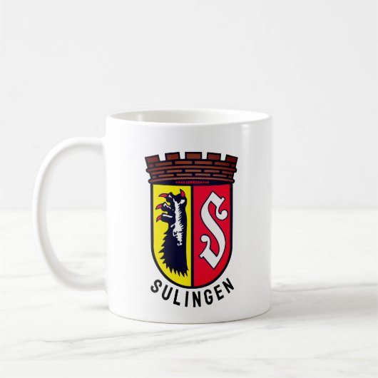 Wappen von Sulingen, Deutschland Kaffeetasse (Links)