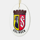 Wappen von Sulingen, Deutschland Keramik Ornament (Links)