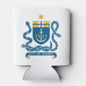 Wappen von Sydney, Australien Dosenkühler (Rückseite)
