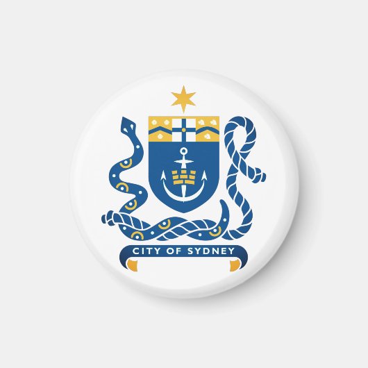 Wappen von Sydney, Australien Magnet (Vorne)