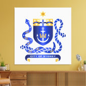 Wappen von Sydney Leinwanddruck (Insitu (Wohnzimmer))