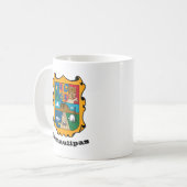 Wappen von Tamaulipas (Staat), Mexiko-Kaffee Kaffeetasse (Vorderseite Links)