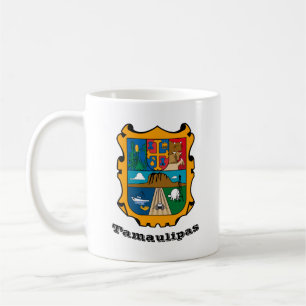 Wappen von Tamaulipas (Staat), Mexiko-Kaffee Kaffeetasse