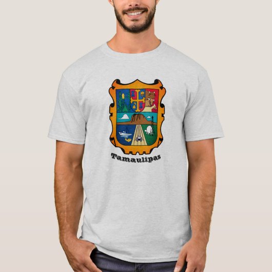Wappen von Tamaulipas (Staat), T - Shirt Mexiko (Vorderseite)