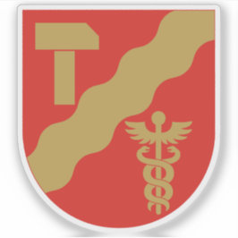 Wappen von Tampere, Finnland Aufkleber