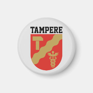 Wappen von Tampere, Finnland Magnet