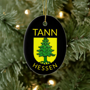 Wappen von Tann, Hessen (Deutschland) Keramik Ornament