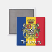 Wappen von Timișoara Magnet (Vorderseite/Rückseite)