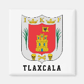 Wappen von Tlaxcala, Mexiko Magnet (Vorne)