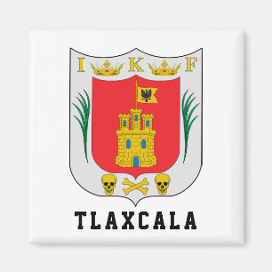 Wappen von Tlaxcala, Mexiko Magnet