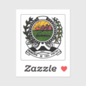 Wappen von Três Pontas, Minas Gerais - BRASILIEN Aufkleber (Blatt)