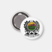 Wappen von Três Pontas, Minas Gerais - BRASILIEN Magnet (Vorderseite/Rückseite)