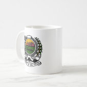 Wappen von Três Pontas, Minas Gerais Kaffeetasse (Vorderseite Links)