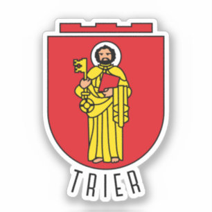 Wappen von Trier, Deutschland Aufkleber