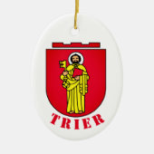 Wappen von Trier, Deutschland Keramik Ornament (Vorne)