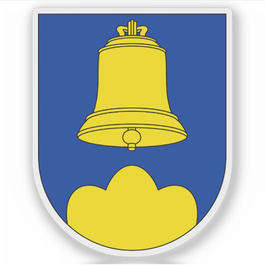 Wappen von Triesenberg, Liechtenstein Aufkleber (Vorderseite)