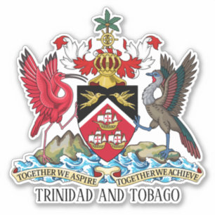 Wappen von Trinidad und Tobago Aufkleber