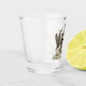 Wappen von Trinidad und Tobago Schnapsglas (Links)