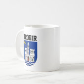 Wappen von Trogir, Kroatien Kaffeetasse (Vorderseite Links)
