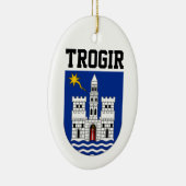 Wappen von Trogir, Kroatien Keramik Ornament (Rechts)