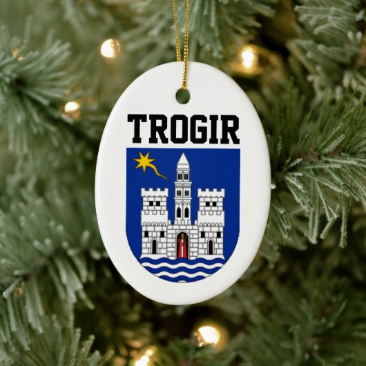 Wappen von Trogir, Kroatien Keramik Ornament (Baum)