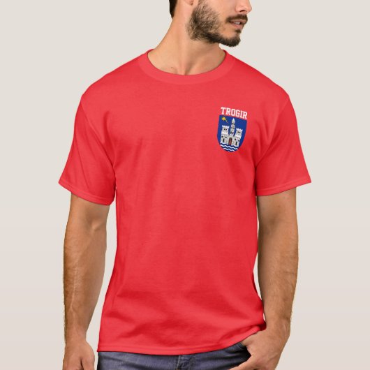 Wappen von Trogir, T - Shirt Kroatien (Vorderseite)