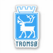 Wappen von Tromsø, NORWEGEN Aufkleber (Vorderseite)
