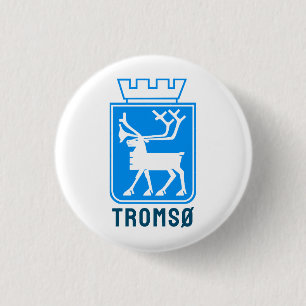 Wappen von Tromsø, NORWEGEN Button