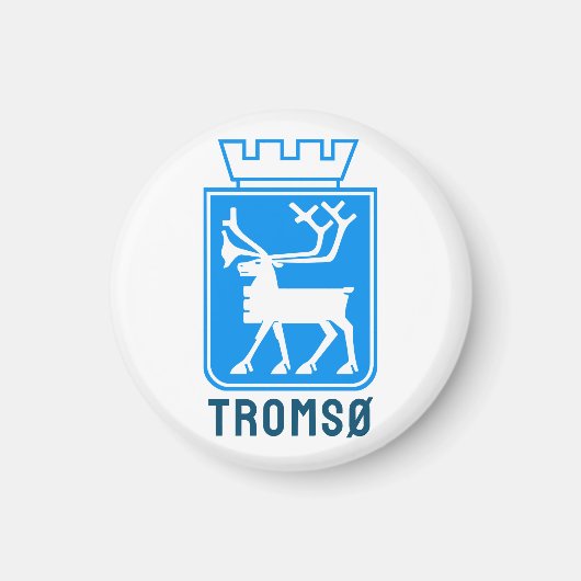 Wappen von Tromsø, NORWEGEN Magnet (Vorne)
