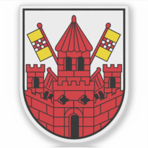 Wappen von Unna, Deutschland Aufkleber