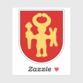 Wappen von Upplands-Bro, Schweden Aufkleber (Blatt)