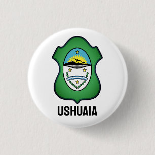 Wappen von Ushuaia - Argentinien Button