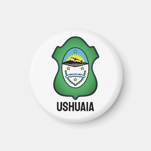 Wappen von Ushuaia - Argentinien Magnet (Vorne)
