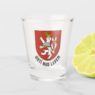 Wappen von Ústí nad Labem, Tschechische Republik Schnapsglas